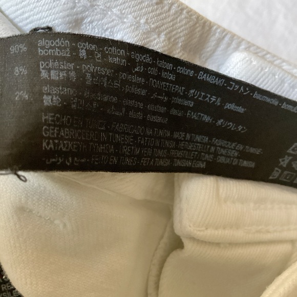 💚Zara The Marine Straight, White Jeans - Picture 7 of 8